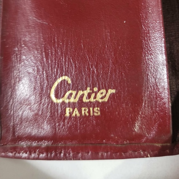 🇫🇷 🗝️ Authentic Vintage Cartier Burgundy Leather Key Holder | Paris 🗝️🇫🇷 - Picture 11 of 11